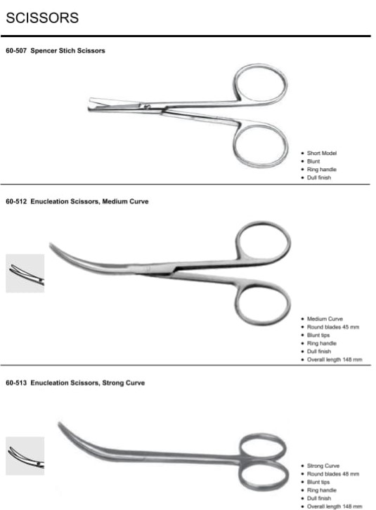 OPTHALMOLOGY Instruments